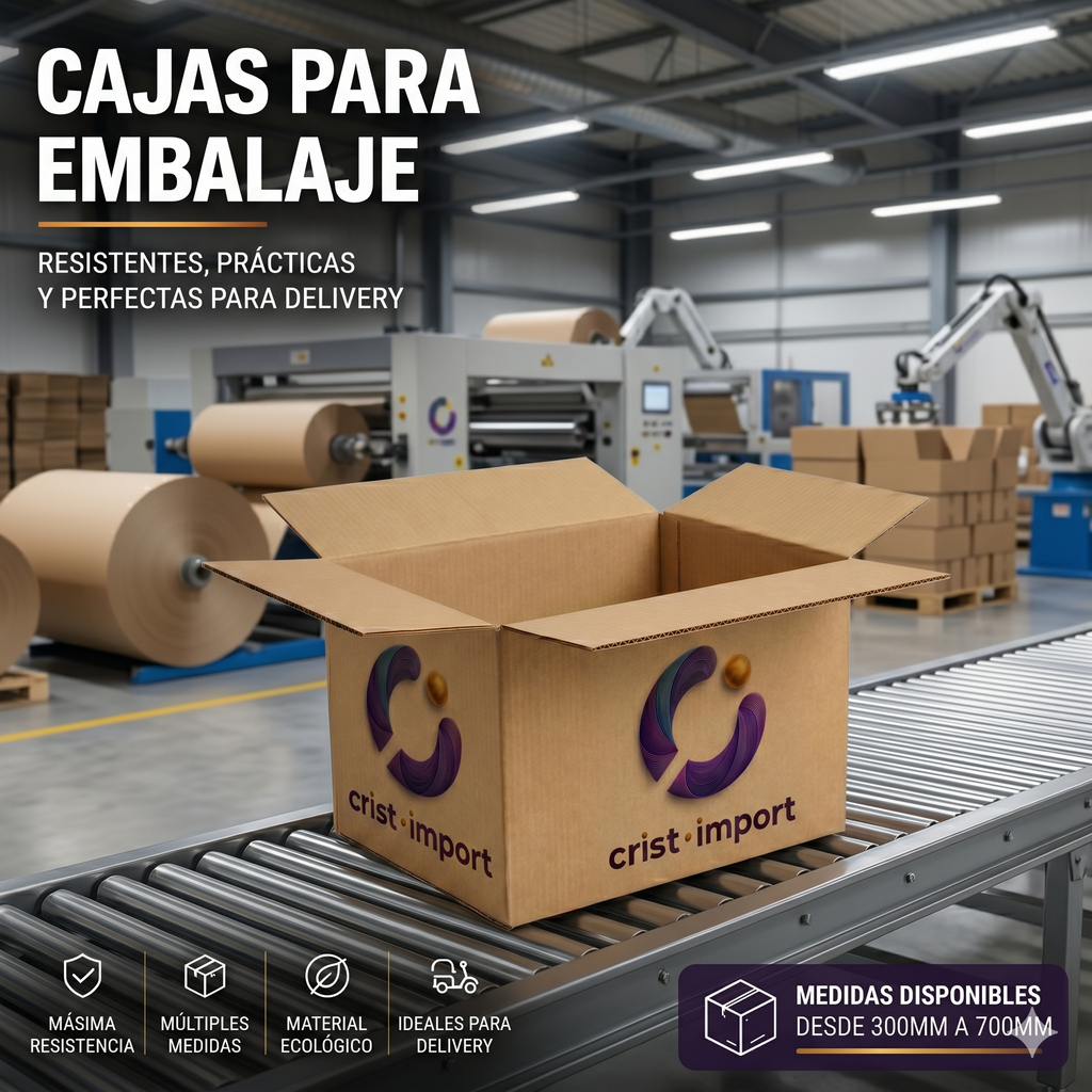 Cajas de Cartón Corrugado para Embalaje y Despacho | Múltiples Medidas Disponibles